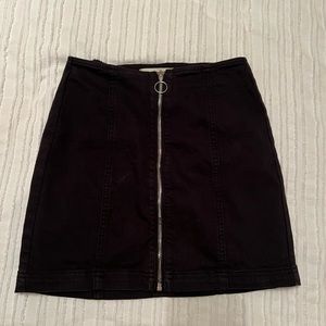 Black jean pacsun skirt